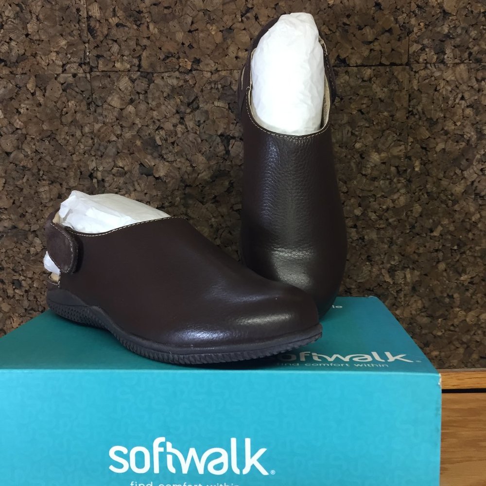 Softwalk Women's Holland Sandal Dark Brown 7.5 NWT